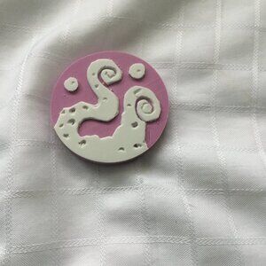 Two sides hand made rubber stamp